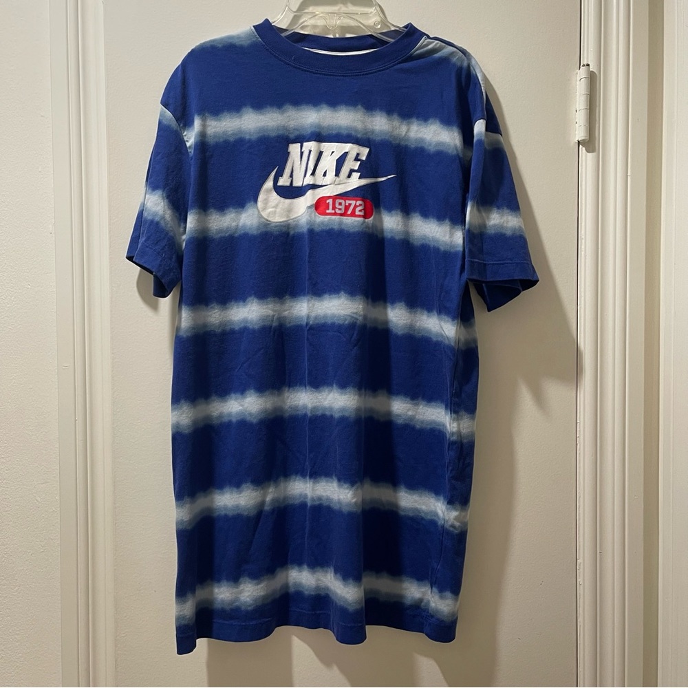 Nike Mini Dress/Shirt Blue Tie-Dye